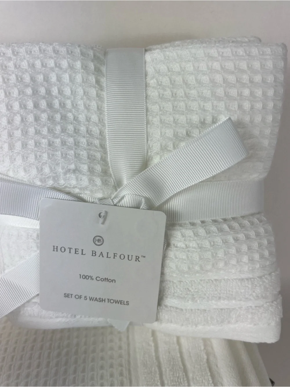 Hotel Balfour Spa/ waffle Towel set.